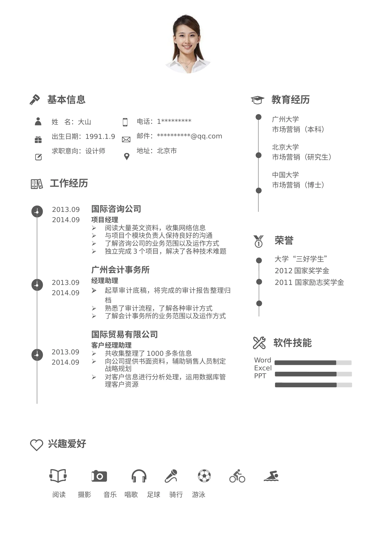 清新简约四页 01第 2 页完整预览